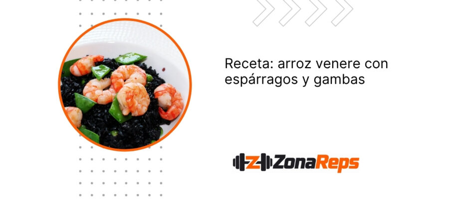Ricetta: arroz venere con espárragos y gambas