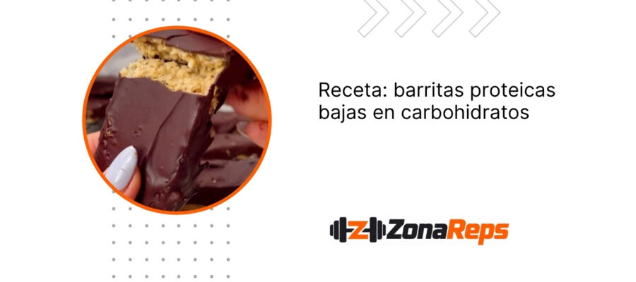 Ricetta: barritas proteicas bajas en carbohidratos