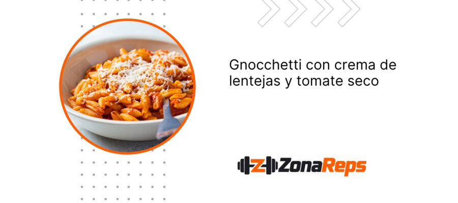 Ricetta: gnocchetti con crema de lentejas y tomate seco